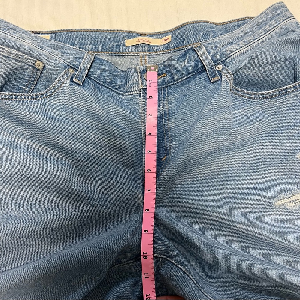 Levis Baggy Dad Jean Blue size 14W - Picture 14 of 15